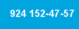 924 152-47-57 924 152-47-57